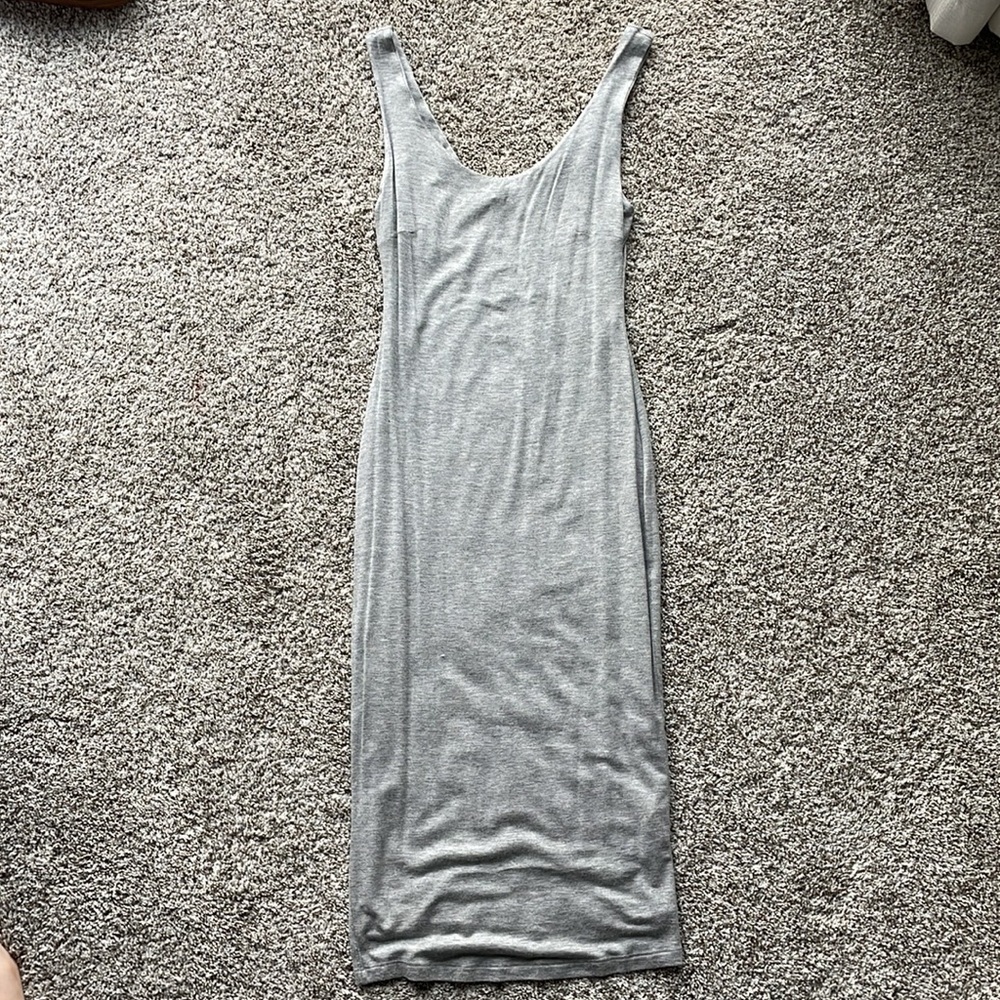 Gray bodycon fashion nova dress size small